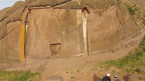 Mysterious Ancient Portal Of Amaru Muru Near Lake Titicaca In Peru
