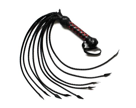 Cat O Nine Tails With Weaving Leather Cat Flogger Bdsm Etsy