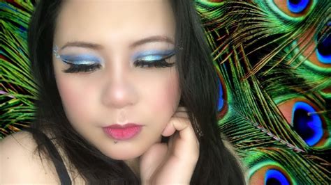 Peacock Inspired Makeup Youtube