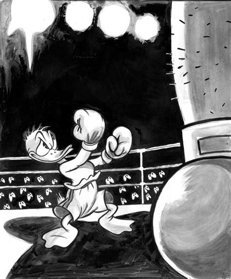 Boxer Donald Duck Original Painting Tony Fernandez Catawiki