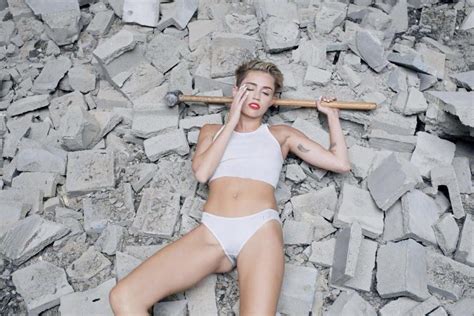 Miley Cyrus Wrecking Ball Photo Mad Tv