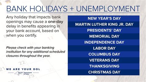 Nys Department Of Labor On Twitter Bank Holidays Including Christmas