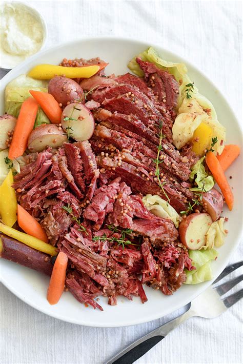 corned beef and cabbage — crock pot or instant pot