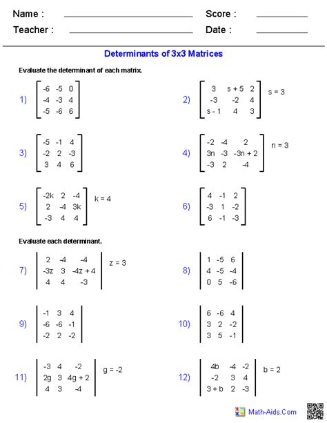 Free algebra worksheets (pdf) with answer keys includes visual aides, model problems, exploratory activities, practice problems, and an online component. 10 Best Images of Vocabulary Matrix Worksheet - Blank Vocabulary Worksheets Template, Math ...