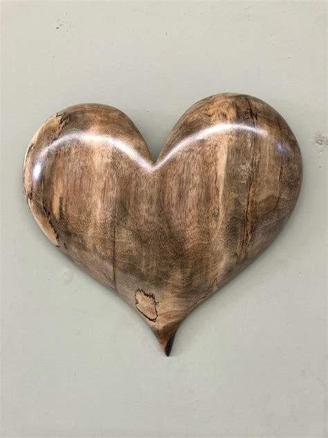 Wood Carving Wall Heart