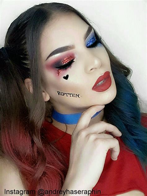Makeup By Andreyhaseraphin In Instagram Harley Quinn Makeup Harley