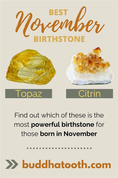 Most Powerful November Birthstone Birthstones November Birthstone