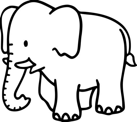 Coloriage Bébé éléphant Dessin à Imprimer Sur Coloriages Info