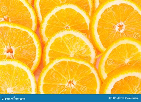 Many Sliced Oranges Stock Image Image Of Sweet Closeup 10516847