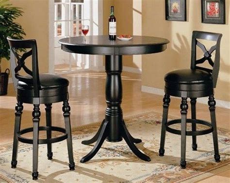 Round Black Pub Table And Chairs Bar Table Sets Pub Table And Chairs