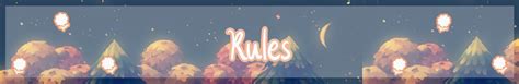 Aesthetic Rules Banner For Discord Banner Discord Save