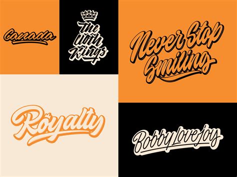Lettering Logos Collection By Yevdokimov On Dribbble