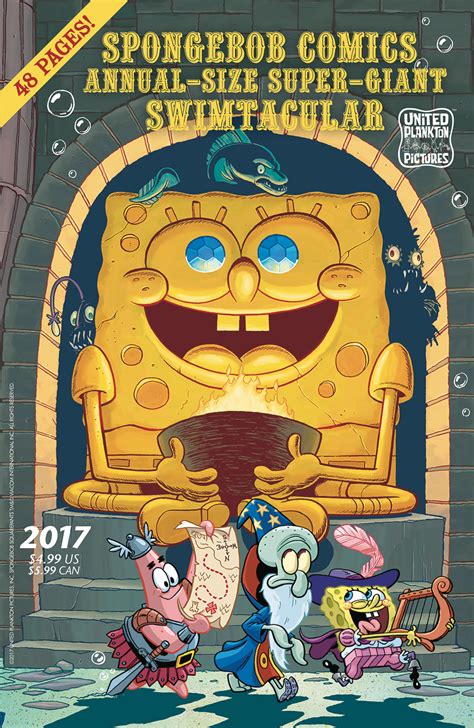 Apr171380 Spongebob Comics Annual Giant Swimtacular 5 Previews World
