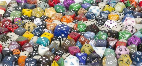 Dice Polyhedral And Dot Assorted Colours And Sizes Mind Games