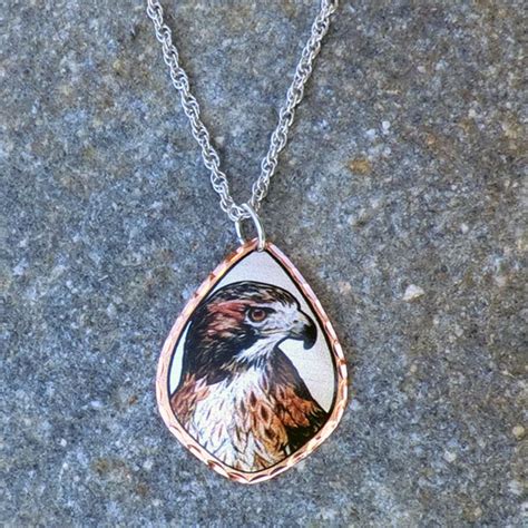 Red Tailed Hawk Necklace American Eagle Foundation