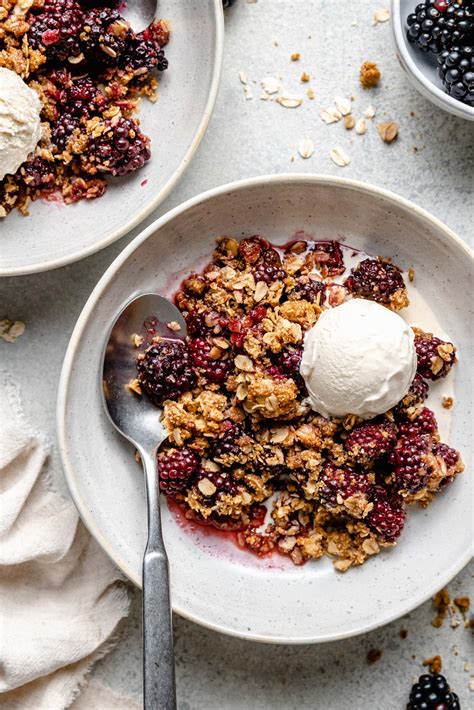 Blackberry Crisp All The Healthy Things