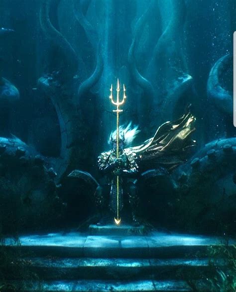 King Atlan With The Lost Trident Of Atlantis Aquaman Aquaman Film