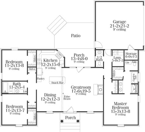 Ranch Barndominium Floor Plans