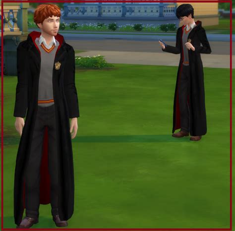 Sims 4 Hogwarts Uniform Cc