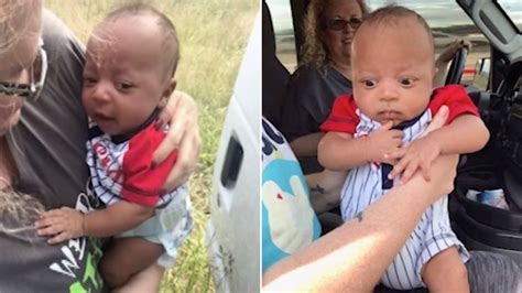 Month Old Baby Found In Car Seat On Side Of Oklahoma Highway With Cash