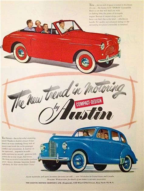 An Advertisement For The New Ford Automobile Featuring Two Men In A