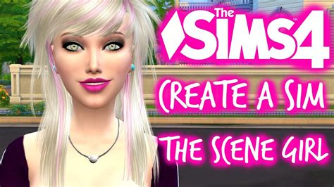 The Sims 4 Create A Sim The Scene Girl Youtube