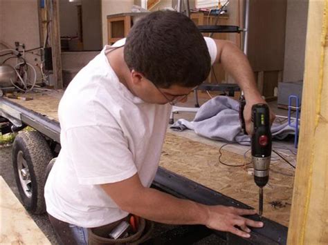 Do it yourself rv the floor of the slide out was made from 2 sheets of 5/8 exterior plywood laminated together. How This Man Built His Own DIY RV Slide Out