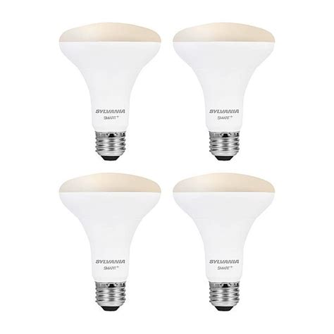 4 Pack Sylvania 65w Equivalent Br30 Dimmable A19 Wi Fi Smart Led Light