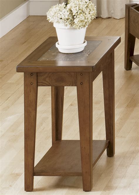 Hearthstone Rustic Oak Chair Side Table From Liberty 382 Ot1021