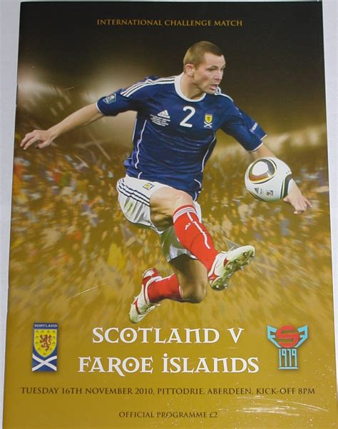 Get access to a full season broadcast of all major worldwide sports leagues. Scotland v Faroe Islands 2010 - Scottish Football Memorabilia