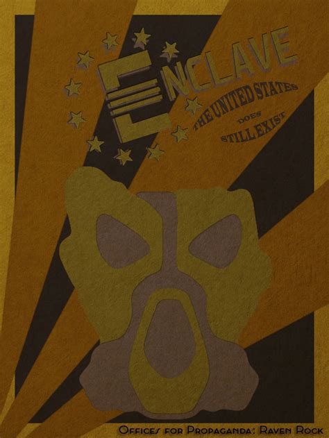 Fallout Enclave Minimalist Poster