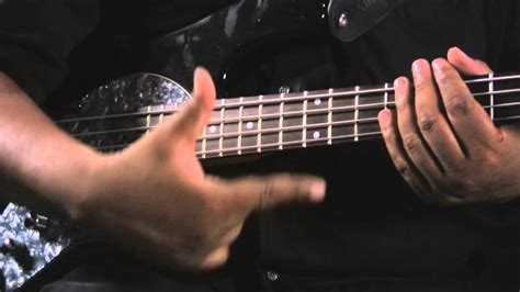 Right Hand Slap Bass Techniques Bass Guitar Youtube