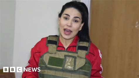 Afghan Star Dons Her Flak Jacket Bbc News