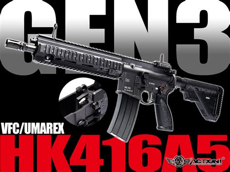 Vfcumarex Hk416a5 Gen3 V3 Gbb氣動槍 黑色