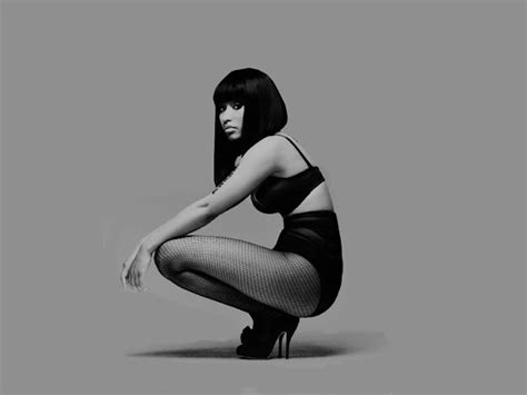 Nicki Minaj In Black And White Nicki Minaj Pictures Gallery