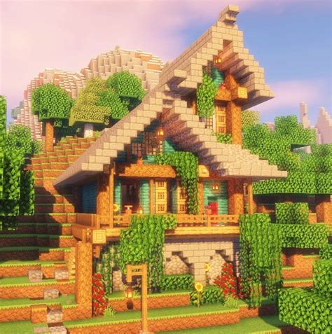 Cottagecore Minecraft House Tutorial Step By Step
