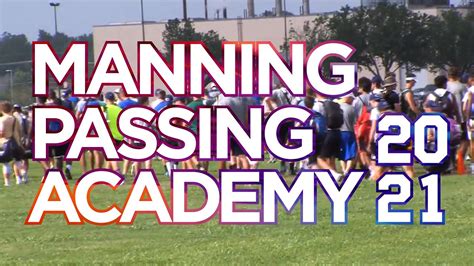 manning passing academy and thibodaux regional sports medicine center youtube
