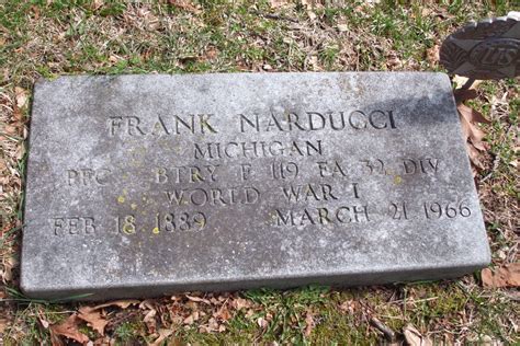 Frank Narducci 1889 1966 Find A Grave Memorial