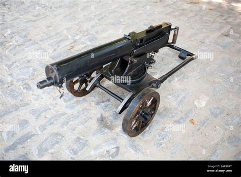 World War I Maxim Gun First Recoil Operated Machine Gun In History
