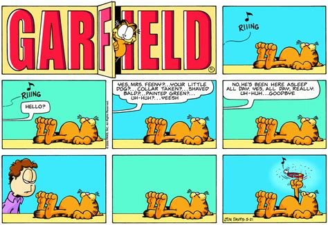 Garfield Daily Comic Strip On May 21st 2000 Garfield Comics Funny