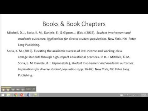 writing books  book chapters   formatting youtube