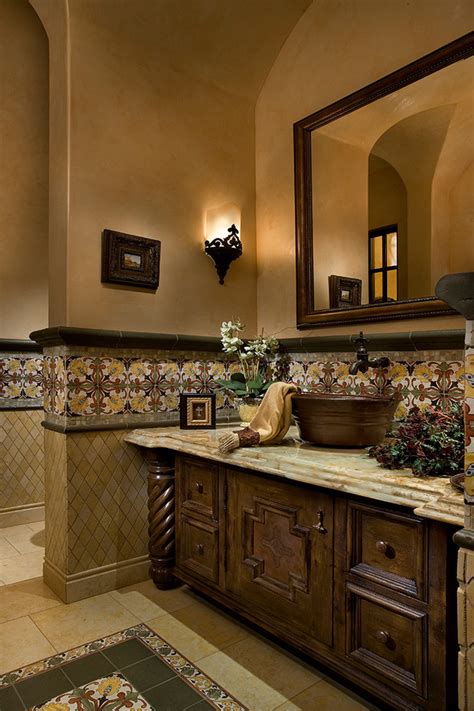 Italian Villa Traditional Bathroom Phoenix By Fratantoni