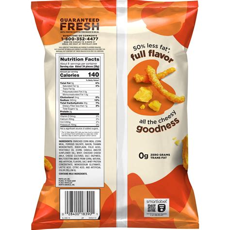 Baked Cheetos Nutrition Facts Ph