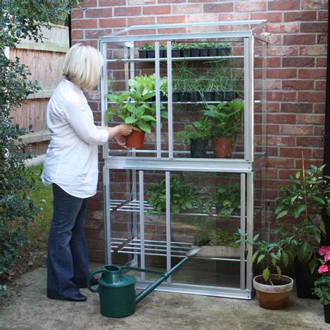 • this is what has kept me busy this spring. Superior Lean-To Double Mini Greenhouse - Harrod Horticultural (UK)