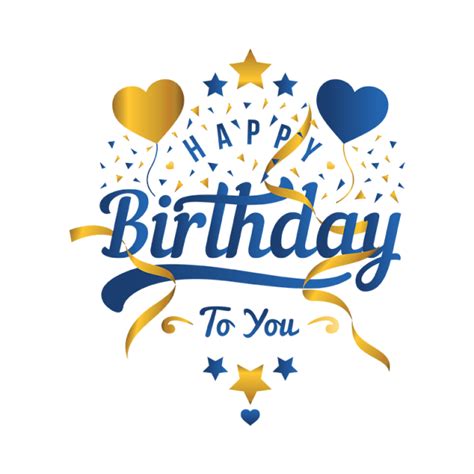 Happy Birthday Greeting Vector Art Png Happy Birthday Greeting Card And