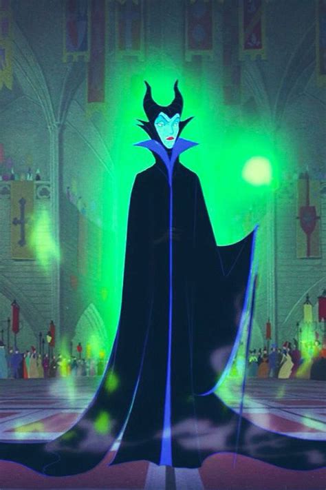 Maleficent From The Animated Movie Maleficent Is Standing In Front Of
