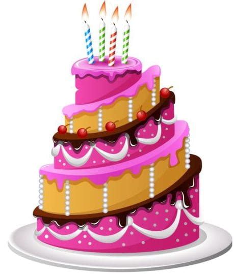 Delicious Birthday Cake With Candle Vectors Eps Uidownload