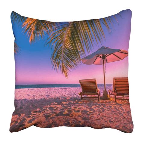 Bpbop Exotic Tropical Beach Sunset Colorful Landscape For