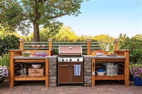 Get The Look Of An Expensive Outdoor Kitchen Without The Cost Surround