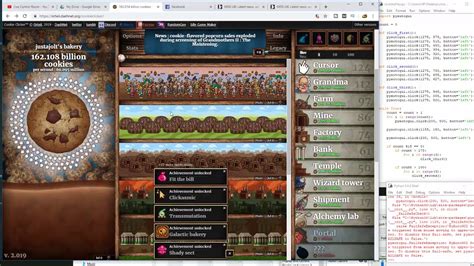 Python Plays Cookie Clicker Millions Of Cookies Within 20 Hrs Playing